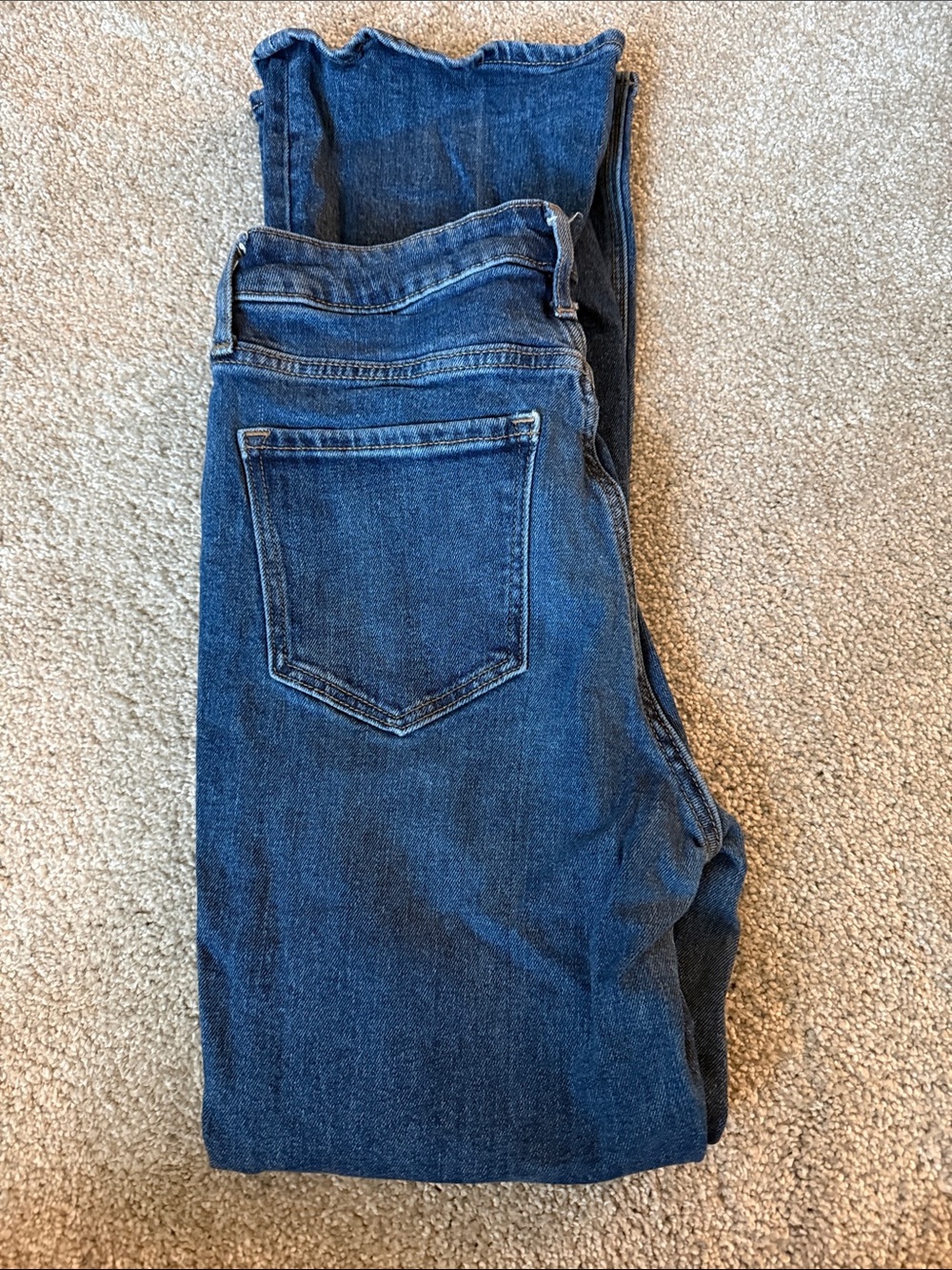 Old Navy Blue High-Rise Flare Jeans